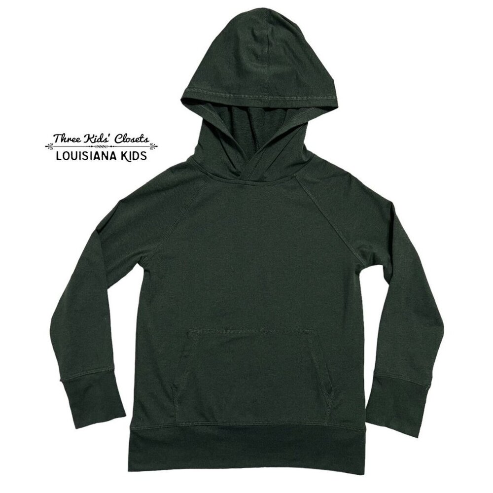 Runway XS (4-5Y) Green Hooded Athletic Shirt